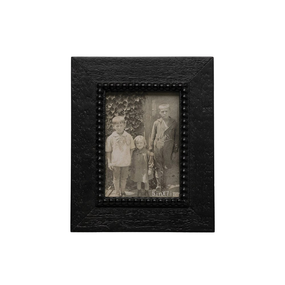 5x7 Black Wood Photo Frame