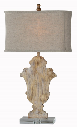 Wood and Acrylic Table Lamp, Sale, Laura of Pembroke