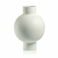 NORA WHITE STONEWARE VASE
