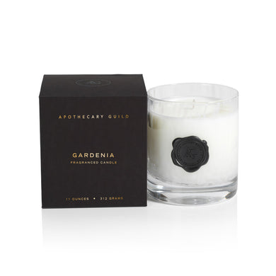 GLASS CANDLE JAR GARDENIA