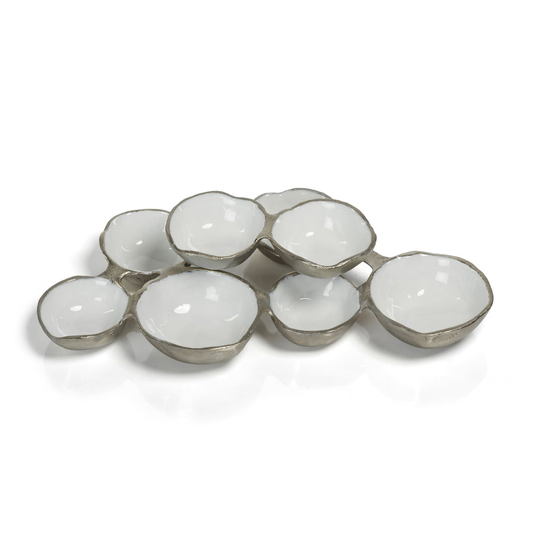 CLUSTER OF 8 SERVING BOWLS