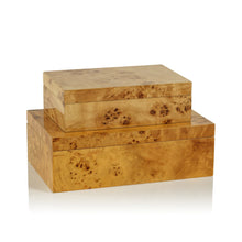 DUBBO BURL WOOD DESIGN BOX LARGE
