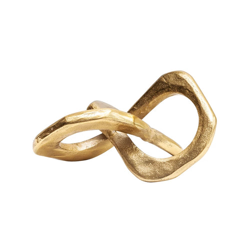 CAST METAL CHAIN LINK, GOLD FINISH