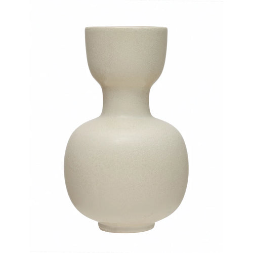 STONEWARE VASE, REACTIVE GLAZE