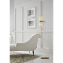 CLARKSON FLOOR LAMP, ANTIQUE BRASS
