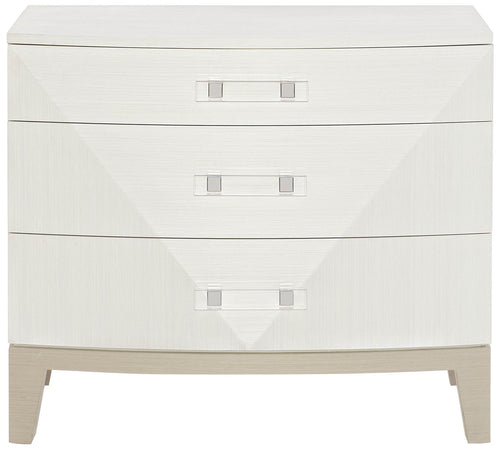 White 3 Drawer Nightstand, Home Furnishings, Laura of Pembroke