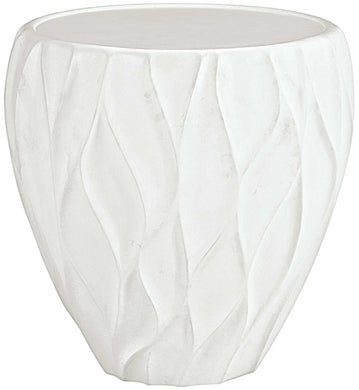 Chalky White Round Side Table, Home Furnishings, Laura of Pembroke