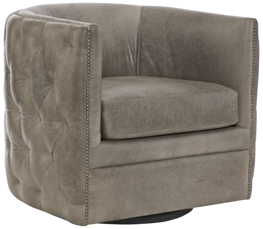 PALAZZO LEATHER SWIVEL CHAIR