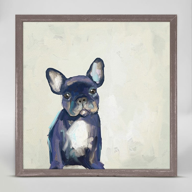Best Friend- Frenchie Pup Canvas 6x6, Home Accessories, Laura of Pembroke