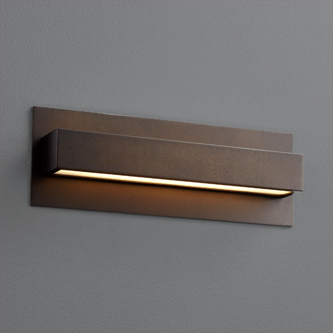 Cold-rolled steel Oiled Bronze Vanity Light - Small