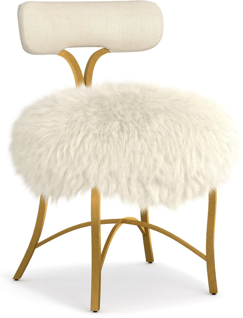 Swanson Chair With Fur - Hooker Furniture - 1586-75410D-Gld6 - Home ...