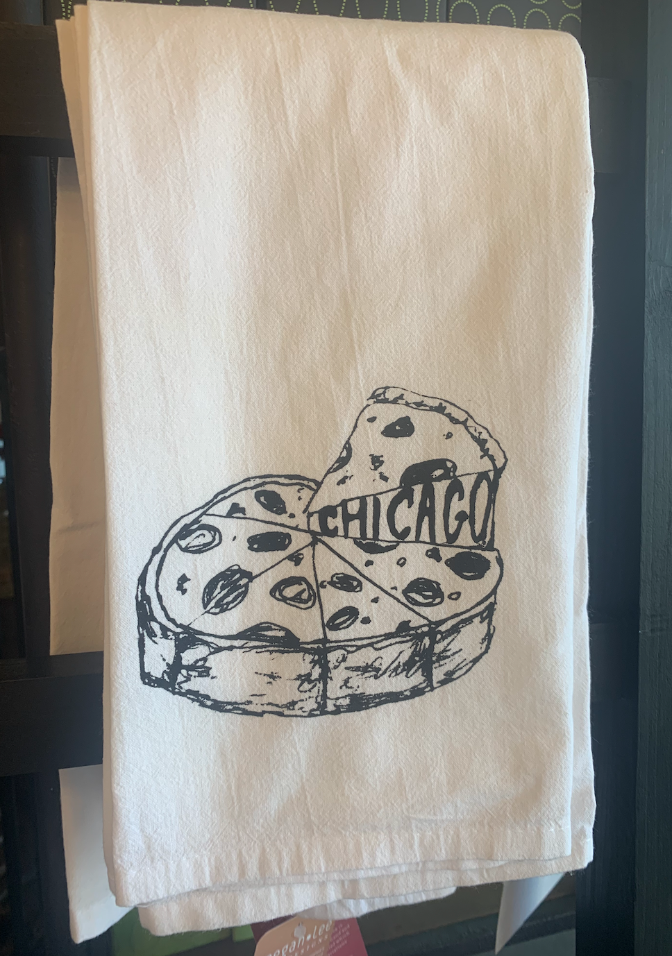 Chicago Pizza Dish Towel
