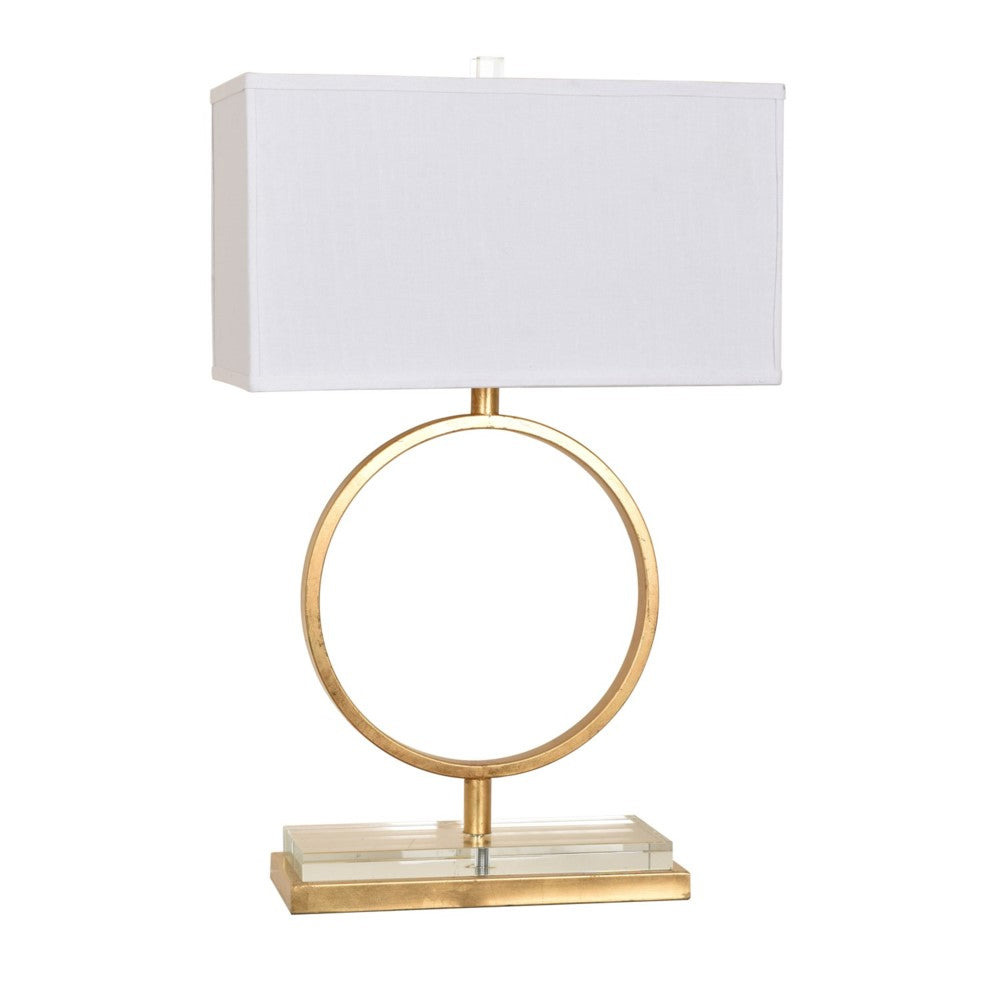 Gold Circle Table Lamp, Home Accessories, Laura of Pembroke