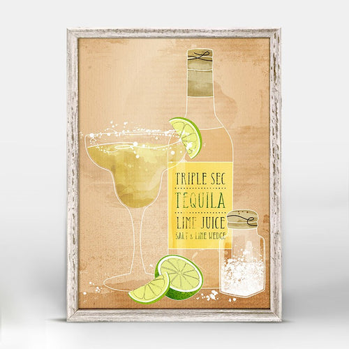 Cocktail Hour Mini Framed Canvas 5X7, Home Accessories, Laura of Pembroke
