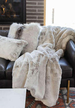 Sterling Mink Faux Fur Throw 60X60