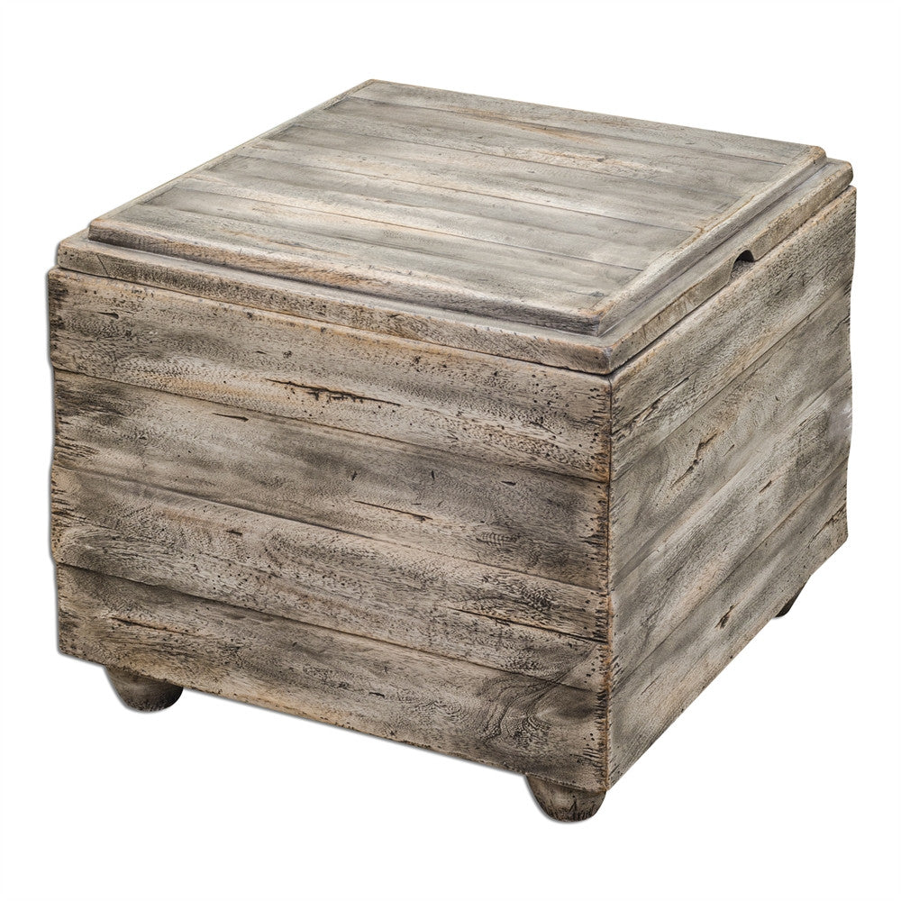 Mango Wood Cube Table, Home Furnishings, Laura of Pembroke