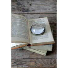 3" METAL & GLASS PAPERWEIGHT