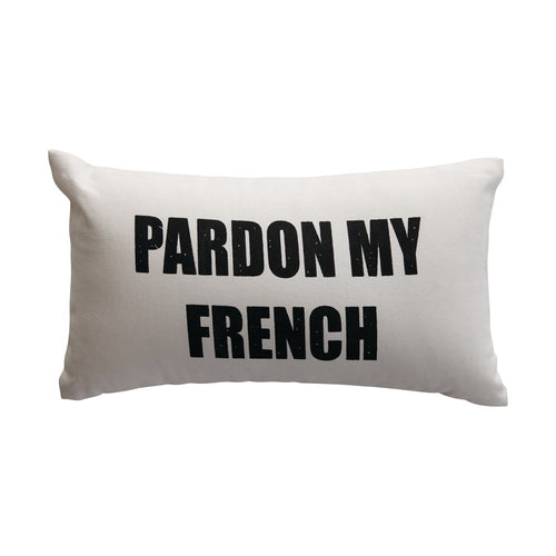 PARDON MY FRENCH LUMBAR PILLOW