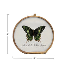 ROUND BRASS 3X5 FRAME
