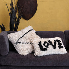 LOVE WOOL SHAG LUMBAR PILLOW