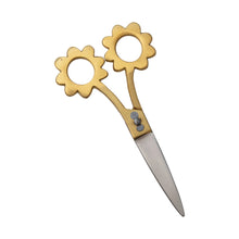 Metal Scissors w/ Flower Shaped Handles