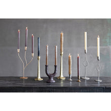 HAND FORGED BRASS CANDELABRA
