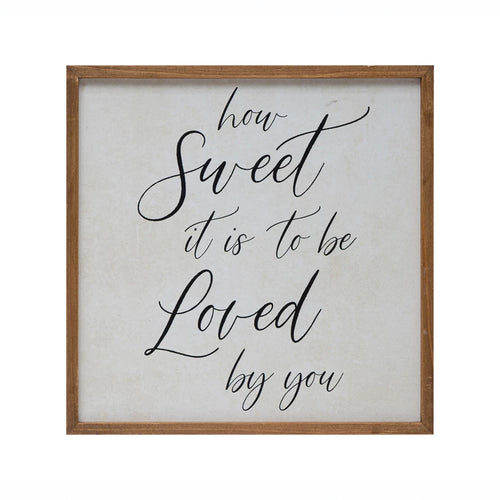 HOW SWEET IT IS WALL DECOR
