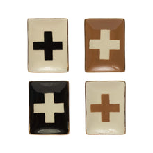 SWISS CROSS STONEWARE PLATE