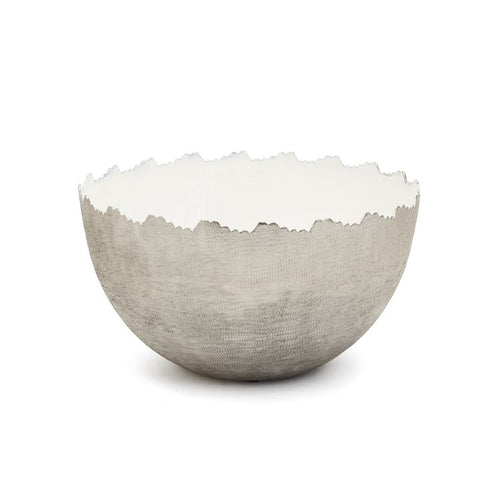 IRON WHITE ENAMEL BOWL