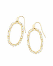 Elle Gold Open Frame Earring