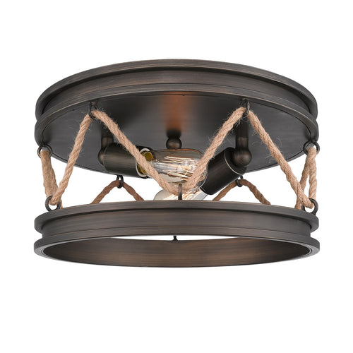 Chatham Flush Mount in Gunmetal Bronze, Lighting, Laura of Pembroke