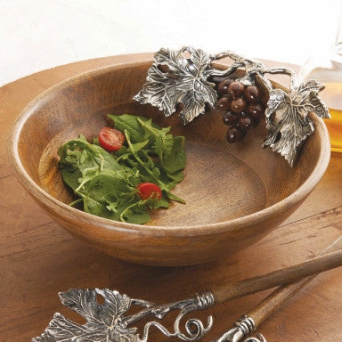 Grape Leaf Wood Bowl, Gifts, Laura of Pembroke