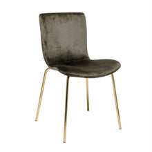 Upholstered Hunter Green Velvet Chair, Home Furnishings, Laura of Pembroke