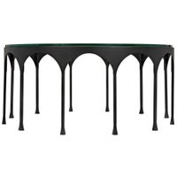 ACHILLE COFFEE TABLE, BLACK STEEL