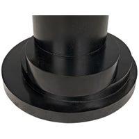 HUGO SIDE TABLE, HAND RUBBED BLACK