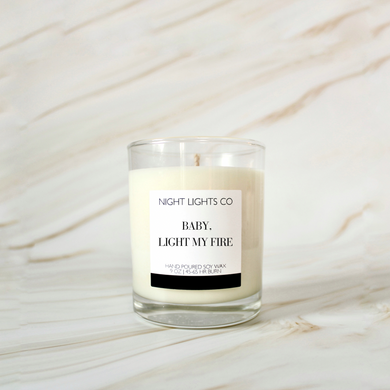 BABY, LIGHT MY FIRE CANDLE