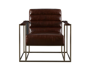 Brompton Brown Leather Chair, Home Furnishings, Laura of Pembroke