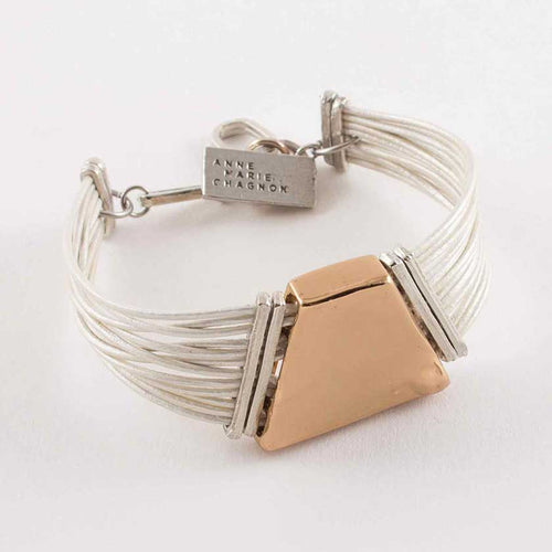 Kassis Bracelet White and Bronze, Jewelry, Laura of Pembroke