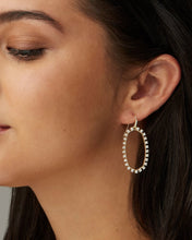 Elle Gold Open Frame Earring