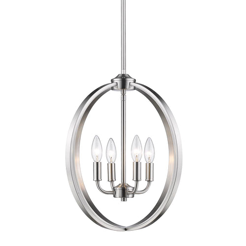 Colson Pewter Chandelier - Mini