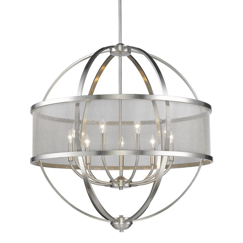 Colson Pewter Chandelier - Large