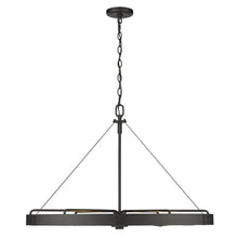 Vaughn Large Pendant in Natural Black with Natural Black Accents