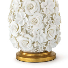 PORCELAIN FLOWER TABLE LAMP