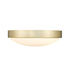 Gabi 10" Flush Mount in Brushed Champagne Bronze with Opal Glass