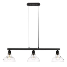 Carver Linear Pendant in Matte Black