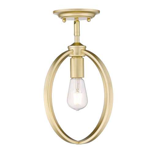 Colson Olympic Gold Semi-flush/Pendant - Damp