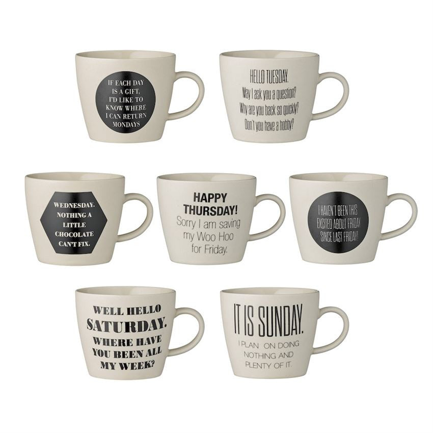 Weekday Mugs, , Laura of Pembroke