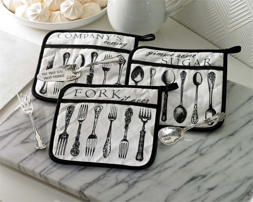 Pot Holder Set, Gifts, Mud Pie, Laura of Pembroke