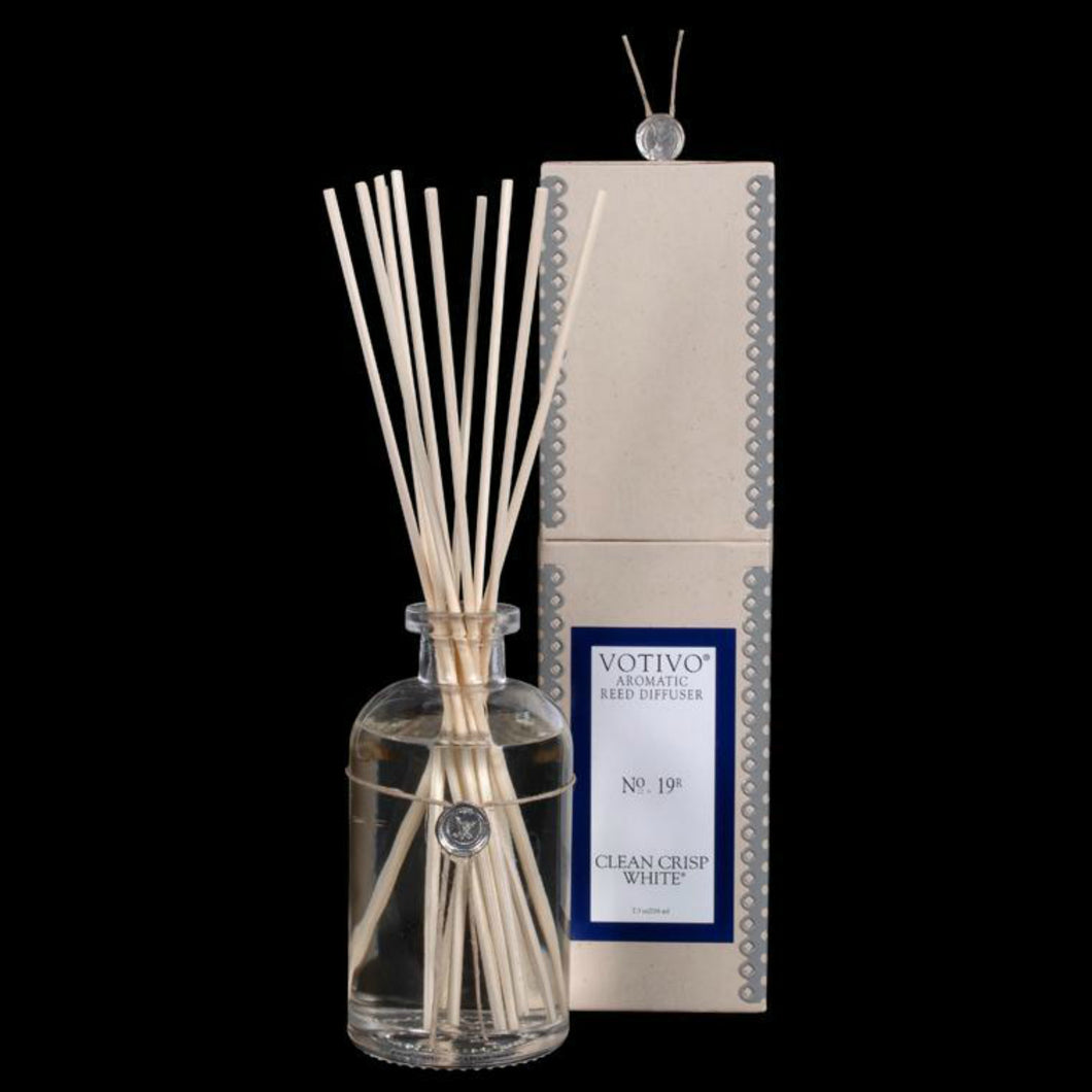 Clean Crisp White Reed Diffuser, Gifts, Votivo, Laura of Pembroke