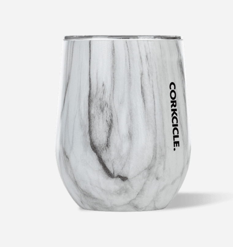 Marble Stemless Wineglass 